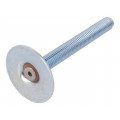 GN 40-40-M10-80-A0-S; Foot of pin; Base dia: 40mm; M10; steel; Plunger length: 80mm; ELESA+GANTER
