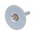 GN 40-50-M8-40-A0-S; Foot of pin; Base dia: 50mm; M8; steel; Plunger length: 40mm; ELESA+GANTER