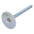 GN 40-60-M12-125-A0-S; Foot of pin; Base dia: 60mm; M12; steel; Plunger length: 125mm; ELESA+GANTER