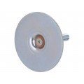 GN 40-60-M8-40-A0-S; Foot of pin; Base dia: 60mm; M8; steel; Plunger length: 40mm; ELESA+GANTER