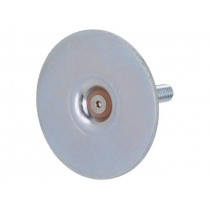 GN 40-60-M8-40-A0-S; Foot of pin; Base dia: 60mm; M8; steel; Plunger length: 40mm; ELESA+GANTER