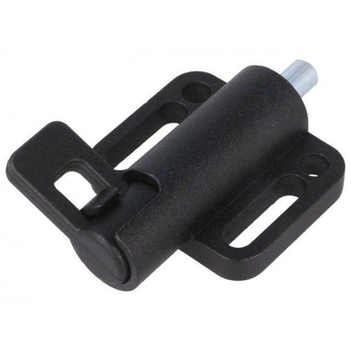 GN 416-6-38-L1; Spring latch; for profiles; W: 38mm; Mat: zinc alloy; F1: 21N; Ø: 6mm; ELESA+GANTER