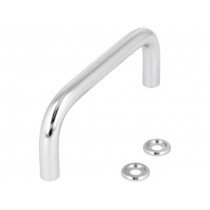 GN 425-10-100-CR; Handle; Mat: chromium plated steel; chromium plated; H: 43mm; ELESA+GANTER