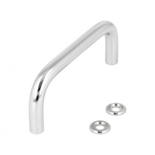 GN 425-10-100-CR; Handle; Mat: chromium plated steel; chromium plated; H: 43mm; ELESA+GANTER