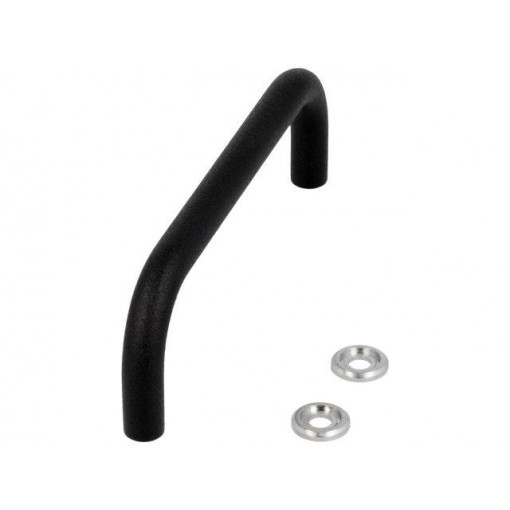 GN 425-10-120-SW; Handle; Mat: steel; black; H: 43mm; Mounting: M5 screw; Ø: 10mm; ELESA+GANTER