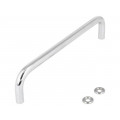 GN 425-10-180-CR; Handle; Mat: steel; chromium plated; H: 43mm; Mounting: M5 screw; ELESA+GANTER