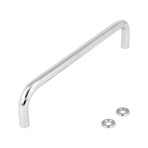 GN 425-10-180-CR; Handle; Mat: steel; chromium plated; H: 43mm; Mounting: M5 screw; ELESA+GANTER