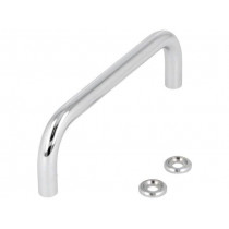 GN 425-10-200-CR; Handle; Mat: chromium plated steel; chromium plated; H: 43mm; ELESA+GANTER