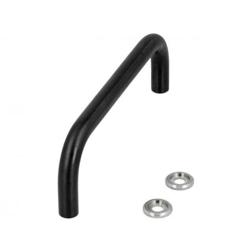 GN 425-10-235-BT; Handle; Mat: oxidized steel; black; H: 43mm; Mounting: M5 screw; ELESA+GANTER