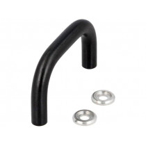 GN 425-8-55-BT; Handle; Mat: oxidized steel; black; H: 35mm; Mounting: M4 screw; ELESA+GANTER