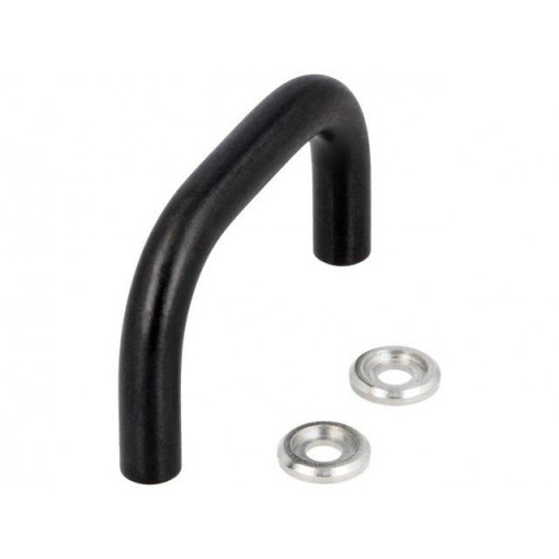 GN 425-8-55-BT; Handle; Mat: oxidized steel; black; H: 35mm; Mounting: M4 screw; ELESA+GANTER