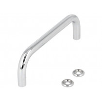 GN 425-8-96-CR; Handle; Mat: chromium plated steel; chromium plated; H: 35mm; ELESA+GANTER