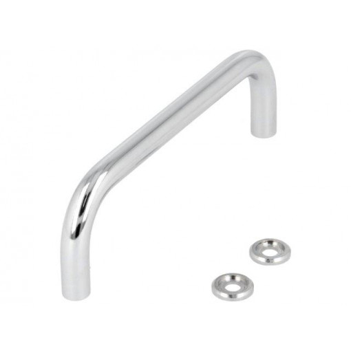 GN 425-8-96-CR; Handle; Mat: chromium plated steel; chromium plated; H: 35mm; ELESA+GANTER
