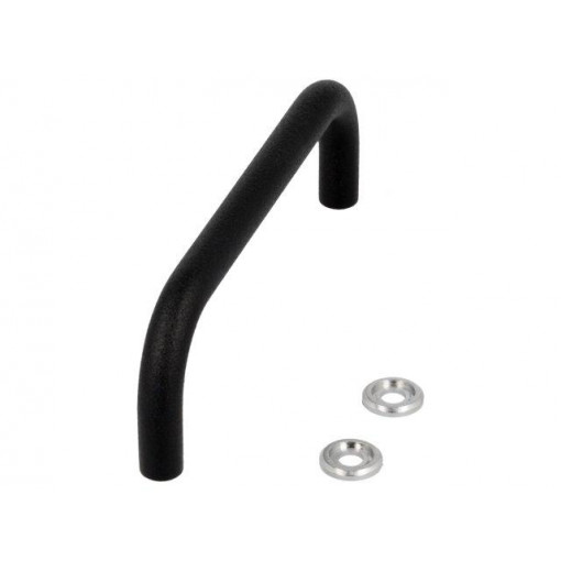 GN 425-8-96-SW; Handle; Mat: steel; black; H: 35mm; Mounting: M4 screw; Ø: 8mm; ELESA+GANTER