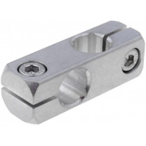 GN 474-B16-B16-MT; Mounting coupler; V: cross; D: 16mm; W: 20mm; H: 20mm; L: 59mm; ELESA+GANTER