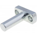 GN 480-12-39; Mounting base; V: pin; D: 12mm; W: 16mm; H: 39mm; steel; zinc; ELESA+GANTER