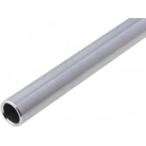 GN480.1-D12-200-NI-OS; Connecting tubes; D: 12mm; L: 200mm; stainless steel; oval; ELESA+GANTER
