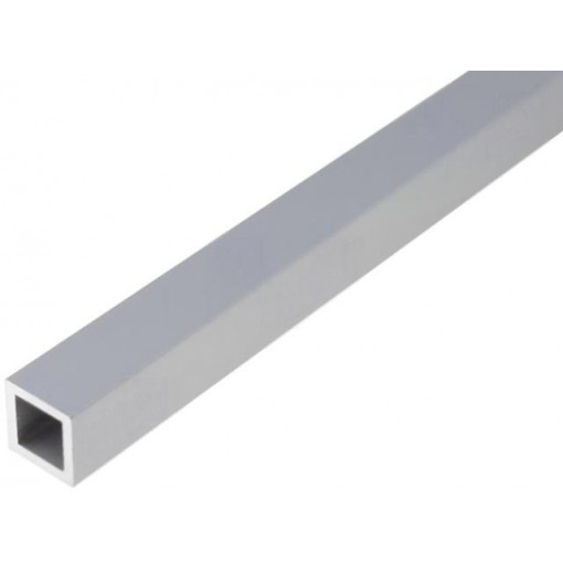 GN480.1-V10-200-AL-OS; Connecting tubes; S: 10mm; L: 200mm; aluminium; square; ELESA+GANTER