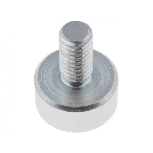 GN 50.3-ND-10-M4; Magnet: permanent; neodymium; H: 4.5mm; 25N; Ø: 10mm; Ext.thread: M4; ELESA+GANTER