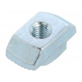 GN 505-10-M5-MB; Nut; for profiles; Width of the groove: 10mm; steel; zinc; ELESA+GANTER