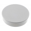 GN 53.1-ND-25-GR; Magnet: permanent; neodymium; H: 8.5mm; 14N; Ø: 25mm; Colour: grey; ELESA+GANTER GN 53.1-ND-25-GR; Magnet: permanent; neodymium; H: 8.5mm; 14N; Ø: 25mm; Colour: grey; ELESA+GANTER