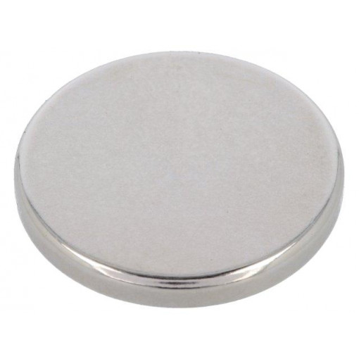 GN 55.2-ND-24-3; Magnet: permanent; neodymium; H: 3mm; 55N; Ø: 24mm; ELESA+GANTER