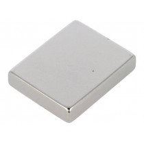 GN 55.4-ND-33-26,3-6,5; Magnet: permanent; neodymium; H: 6.5mm; 85N; W: 26.3mm; L: 33mm; ELESA+GANTER