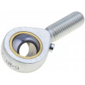 GN 648.2-6-M6L-N; Ball joint; 6mm; Thread: M6; Mat: brass,steel; Pitch: 1,0; ELESA+GANTER