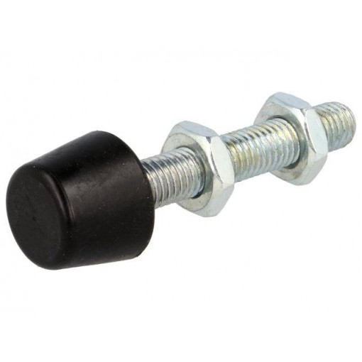 GN 708.1-M10-77-A-ST; Clamping bolt; Thread: M10; Base dia: 20mm; Kind of tip: flat; ELESA+GANTER