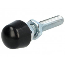 GN 708.1-M10-77-B-ST; Clamping bolt; Thread: M10; Base dia: 18mm; Kind of tip: rounded; ELESA+GANTER