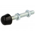 GN 708.1-M5-45-B-ST; Clamping bolt; Thread: M5; Base dia: 9mm; Kind of tip: rounded; ELESA+GANTER