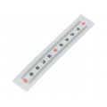 GN 711-KUS-100-S-O; Ruler; figures vertically arranged,self-adhesive; W: 11mm; ELESA+GANTER