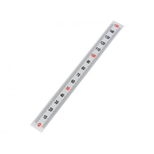 GN 711-KUS-150-S-U; Ruler; figures vertically arranged,self-adhesive; W: 11mm; ELESA+GANTER GN 711-KUS-150-S-U; Ruler; figures vertically arranged,self-adhesive; W: 11mm; ELESA+GANTER