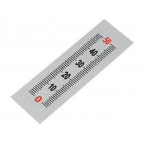 GN 711-KUS-50-S-U; Ruler; figures vertically arranged,self-adhesive; W: 11mm; ELESA+GANTER