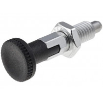 GN 717-5-M8-CK-ST; Indexing plungers; Thread: M8; Plating: zinc; 5mm; Mat: steel; ELESA+GANTER