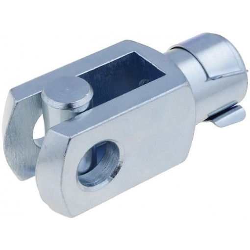 GN 751-10-40-M10-B; Fork joint; Øhole: 10mm; Thread: M10; Mat: steel; Pitch: 1,5; L: 40mm; ELESA+GANTER