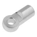 GN 752-8-M8; Joint piece; 8mm; Thread: M8; Mat: steel; Pitch: 1,25; Plating: zinc; ELESA+GANTER