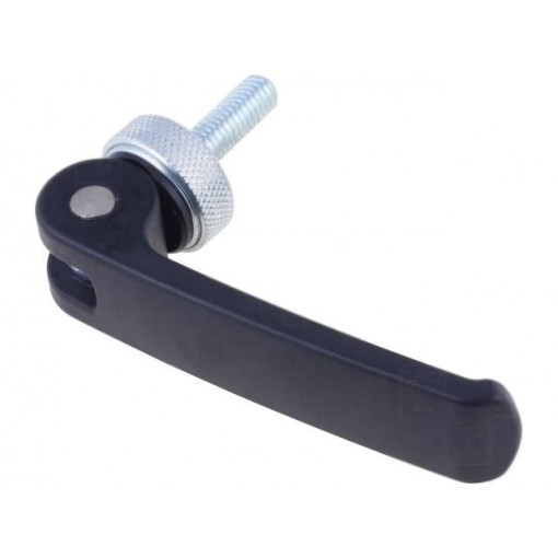 GN927-63-M6-20-A; Lever; clamping; Thread len: 20mm; Lever length: 63mm; Body: black; ELESA+GANTER