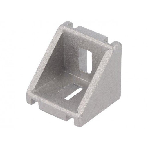 GN 960-30-8-30-30-A-MT; Angle bracket; for profiles; Width of the groove: 8mm; W: 28mm; ELESA+GANTER