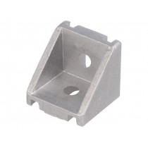 GN 961-30-6-30-30-A-MT; Angle bracket; for profiles; Width of the groove: 6mm; W: 28mm; ELESA+GANTER