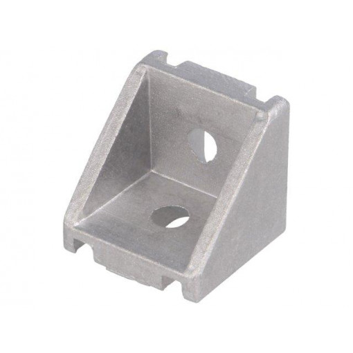 GN 961-30-6-30-30-A-MT; Angle bracket; for profiles; Width of the groove: 6mm; W: 28mm; ELESA+GANTER