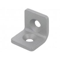 GN 967-20-20-L-1-SR; Angle bracket; for profiles; W: 20mm; H: 20mm; L: 20mm; steel; ELESA+GANTER