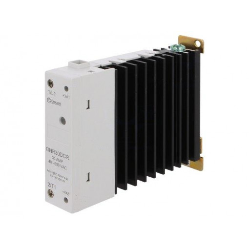 GNR30DCR; Relay: solid state; Ucntrl: 4÷32VDC; 30A; 48÷600VAC; DIN,on panel; CRYDOM