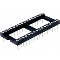 DS1001-01-32BT1WSF6S; Socket: DIP; PIN: 32; Pitch: 2.54mm; precision; THT; gold-plated; CONNFLY DS1001-01-32BT1WSF6S; Socket: DIP; PIN: 32; Pitch: 2.54mm; precision; THT; gold-plated; CONNFLY