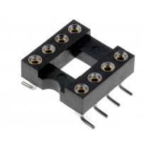 DS1001-02-08N13; Socket: DIP; PIN: 8; Pitch: 2.54mm; precision; SMT; 7.62mm; 0÷85°C; CONNFLY DS1001-02-08N13; Socket: DIP; PIN: 8; Pitch: 2.54mm; precision; SMT; 7.62mm; 0÷85°C; CONNFLY