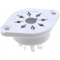 GOP8; Socket; PIN: 8; 10A; 250VAC; Mounting: on panel; Series: R15; octal; RELPOL