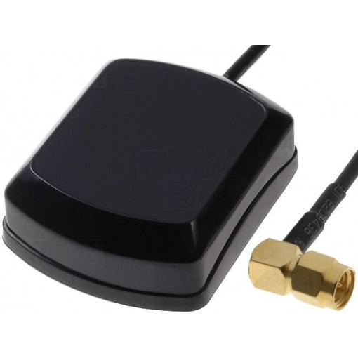 ; Antenna; inner; GPS; SMA-C; plug; angled; Len: 5m; magnet; 2.4÷5VDC; JC Antenna ; Antenna; inner; GPS; SMA-C; plug; angled; Len: 5m; magnet; 2.4÷5VDC; JC Antenna