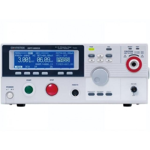 GPT-9801; Meter: safety tester; Plug: EU; Man.series: GPT-9800; 50W; GW INSTEK