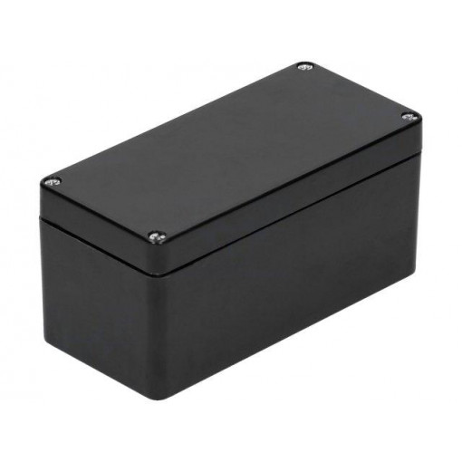GJB-1607575BK; Enclosure: multipurpose; X: 75mm; Y: 160mm; Z: 75mm; polyester; black; RAYCHEM RPG