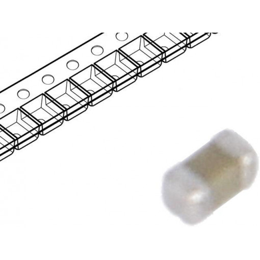 GRM033R60J104KE19D; Capacitor: ceramic; MLCC; 100nF; 6.3V; X5R; ±10%; SMD; 0201; MURATA